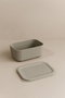 Hermia Juego de Cajas de Almacenamiento Gris BU0011